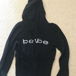 Bebe zip up sweatshirt